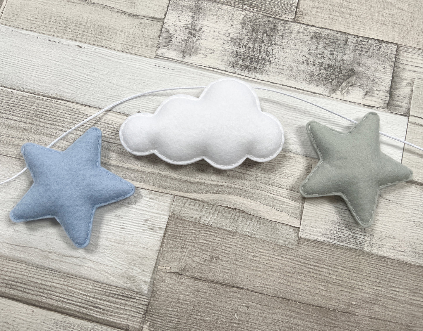 Dream Big Little One Stars & Clouds Bunting