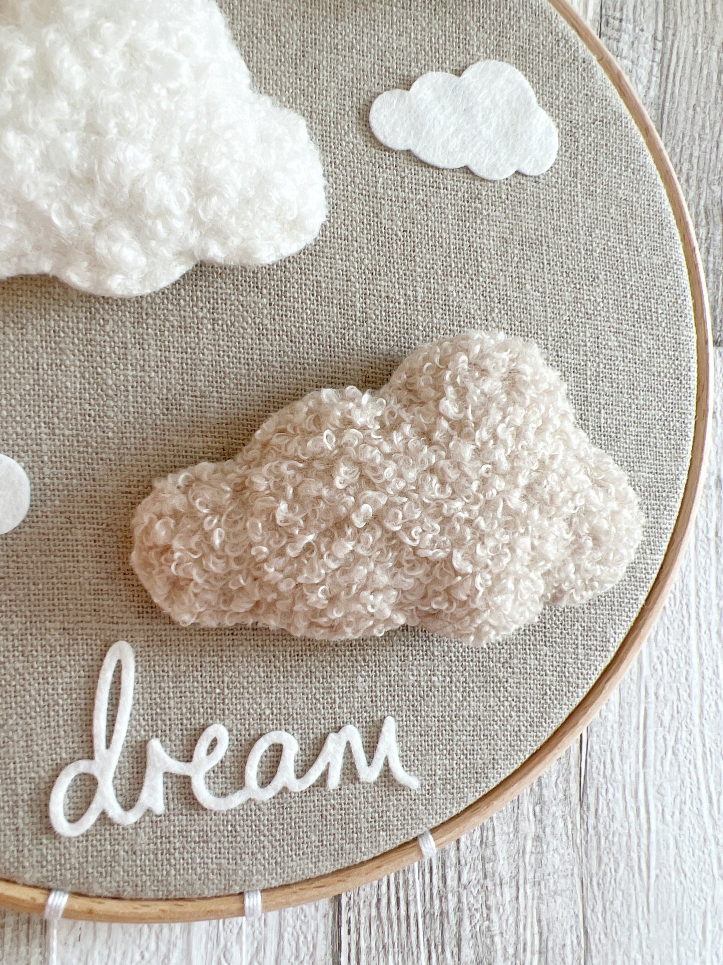 Bouclé Clouds Dream Hoop