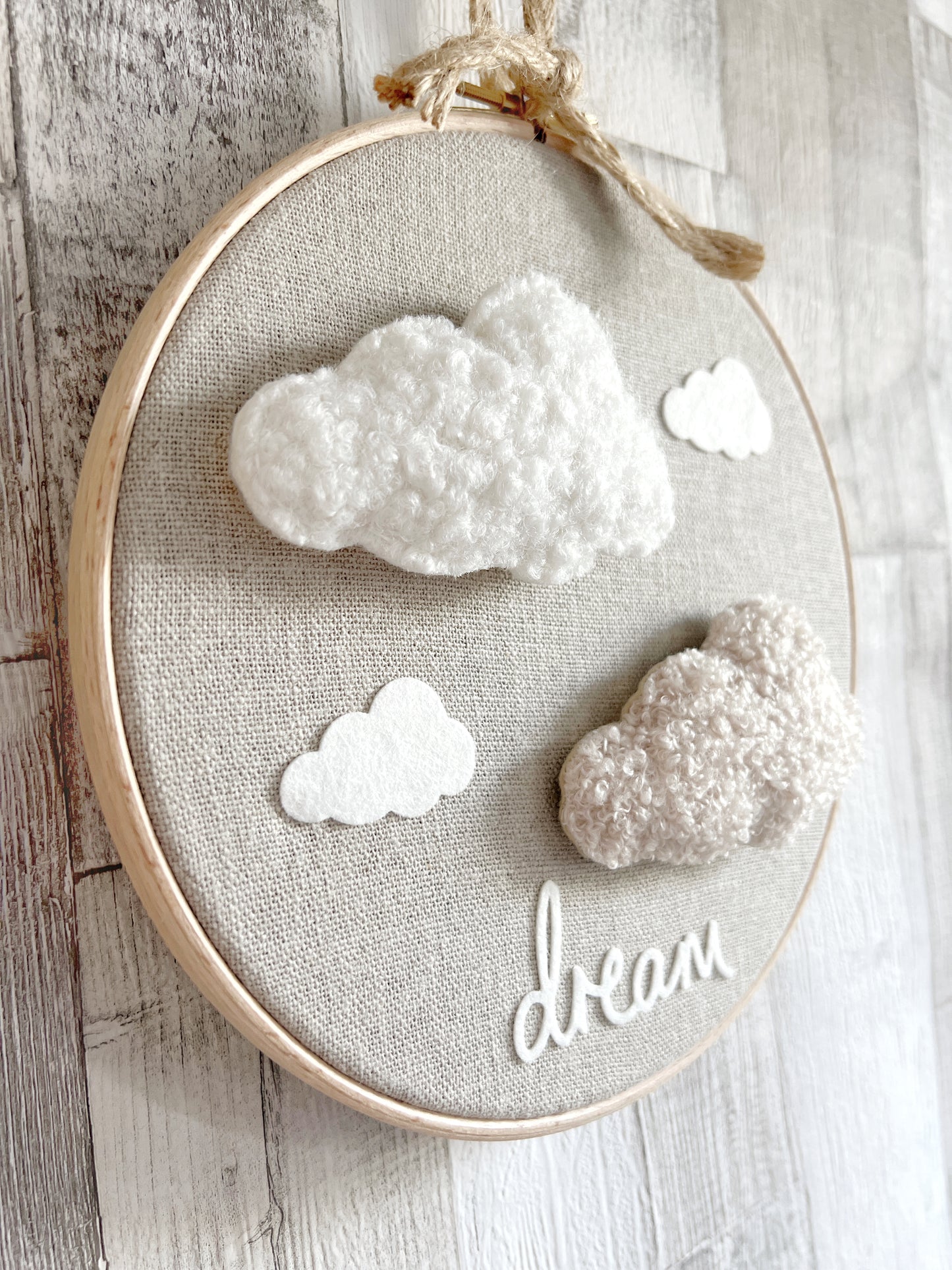 Bouclé Clouds Dream Hoop