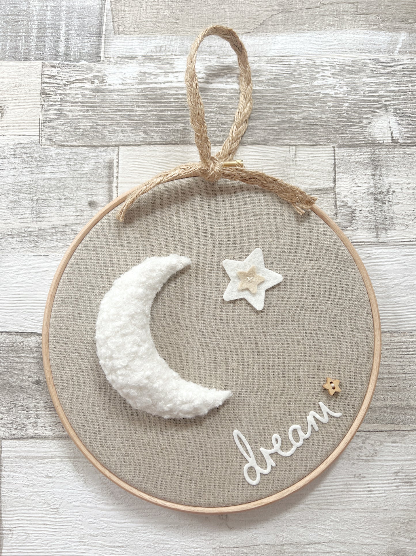 Bouclé Moon & Stars Dream Hoop