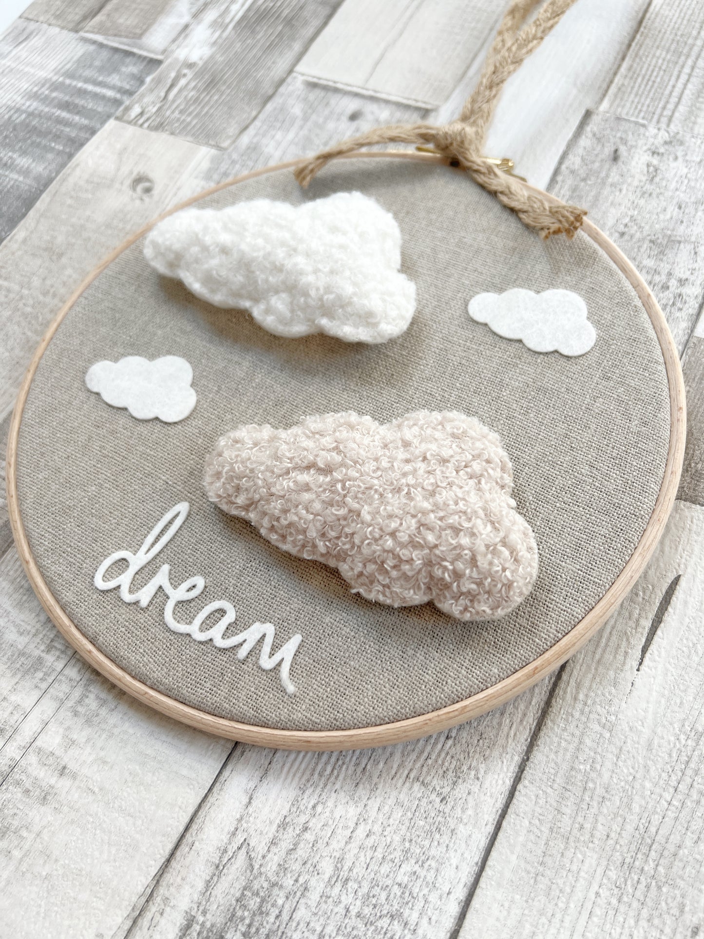 Bouclé Clouds Dream Hoop