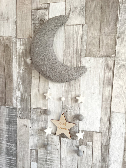 Sweet Dreams Moon Wall Mobile - READY TO POST