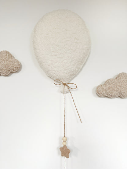 Large Individual Bouclé Balloon Wall Hanging Decoration