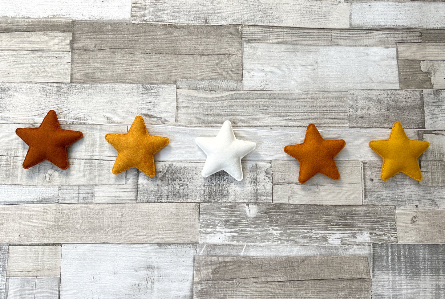 Rustic Tones Stars Bunting