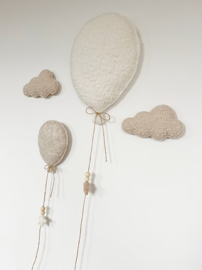 Small Individual Bouclé Balloon Wall Hanging Decoration